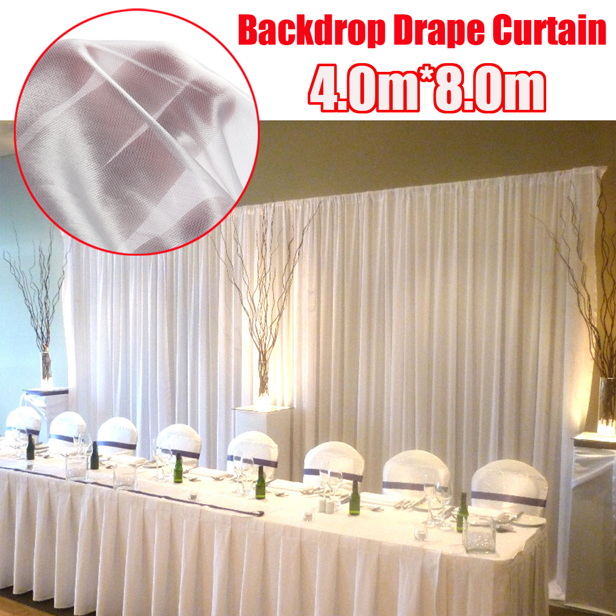 Wedding Supplies Large Wedding Party Backdrop Curtain Drapes