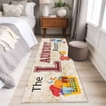 thumbnail image 5 of 2x6 Kitchen Runner Rug, Laundry Room Non-Skid Rubber Backing Large Rectangle Rugs - Living Room Bedroom Home Office, Rustic Farmhouse Washing Machine Clothes Indoor Floor Mat Carpets Washable Rug, 5 of 9