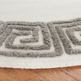 thumbnail image 3 of SAFAVIEH Metro Ethelred Bordered Area Rug, Ivory/Grey, 6' x 6' Round, 3 of 8