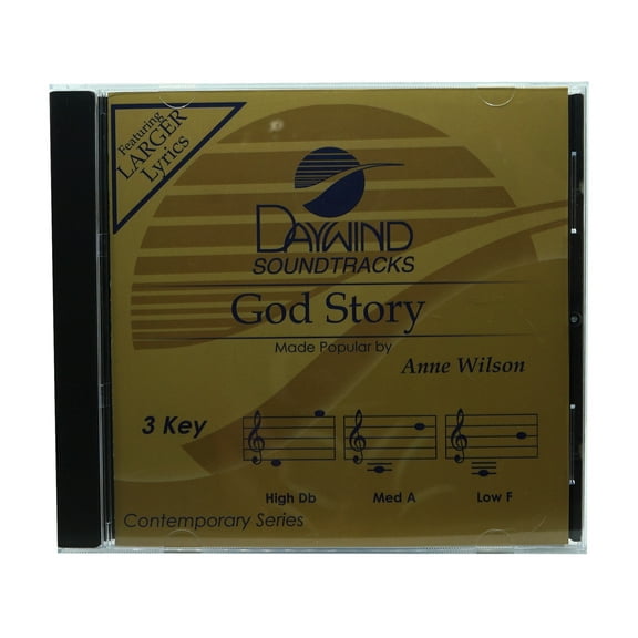 God Story Made Popular by Anne Wilson NEW CD Accompaniment