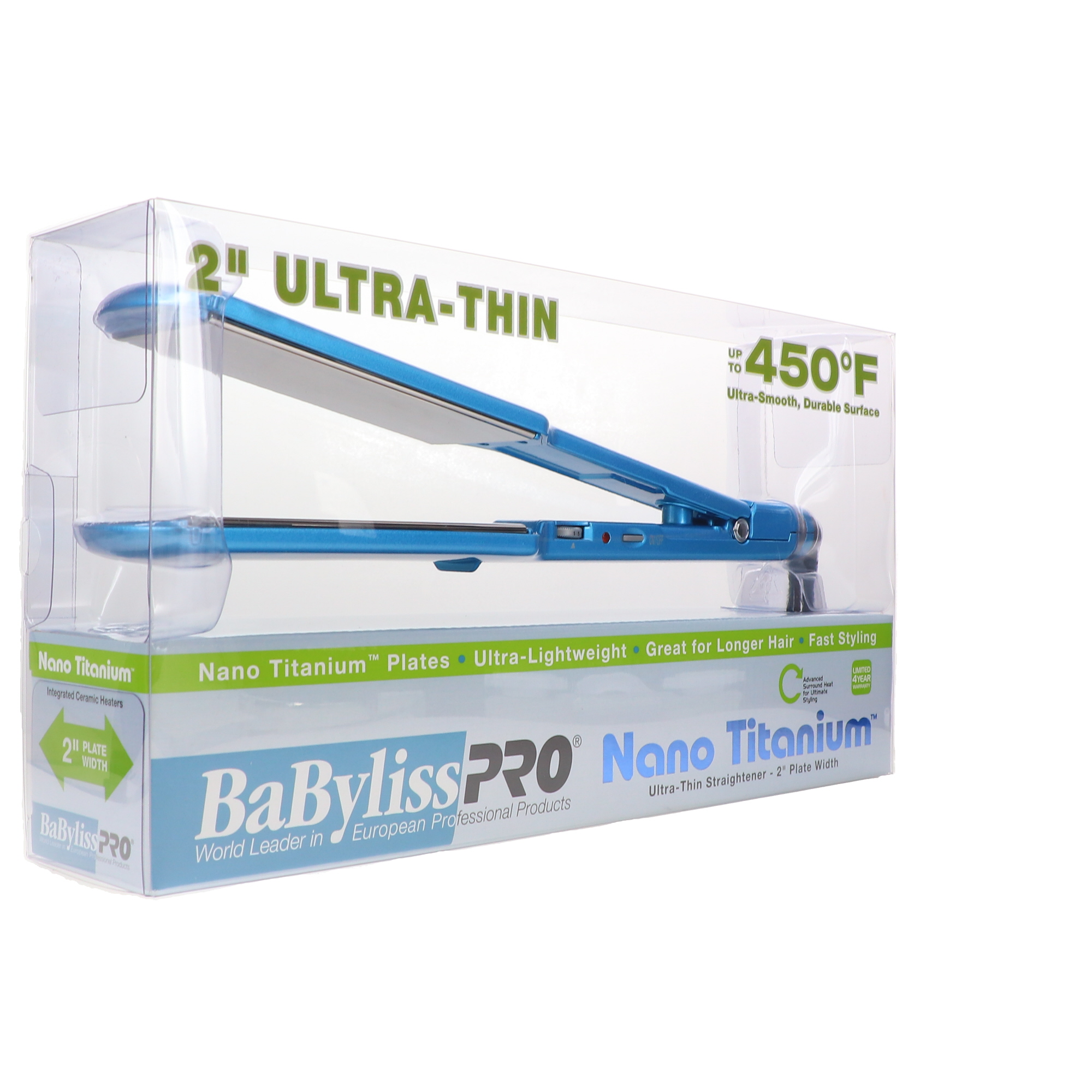 BaBylissPRO Nano Titanium Ultra Thin Flat Iron, 2 inch photo 8