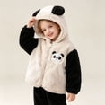 thumbnail image 6 of LangJing Baby Girls Cute Fleece Zip Up Hoodie Jacket Sherpa Warm Fuzzy Jackets Toddler Kids Sweatshirt Winter Coat, 0-5Years, 6 of 6