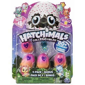 HATCHIMALS CollEGGtibles Mermal Magic 6-Pack Shell Carrying Case With Season 5 Collectible Figures - Sapphire Springs Toy For Kids 5+