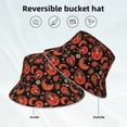 thumbnail image 2 of Bingfone Paisley 5 Bucket Hat for Men Women,Packable Reversible Printed Sun Hats,Fisherman Outdoor Travel Hiking Beach Caps, 2 of 7