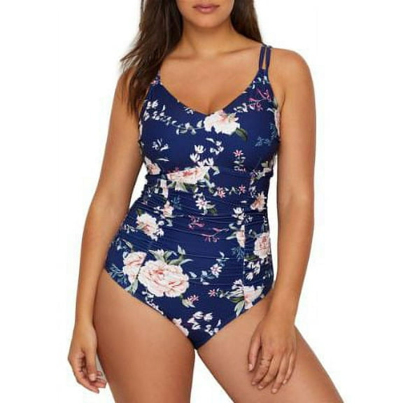 Azura Womens Botanica Underwire One-Piece F Cups Style-SS50944FG