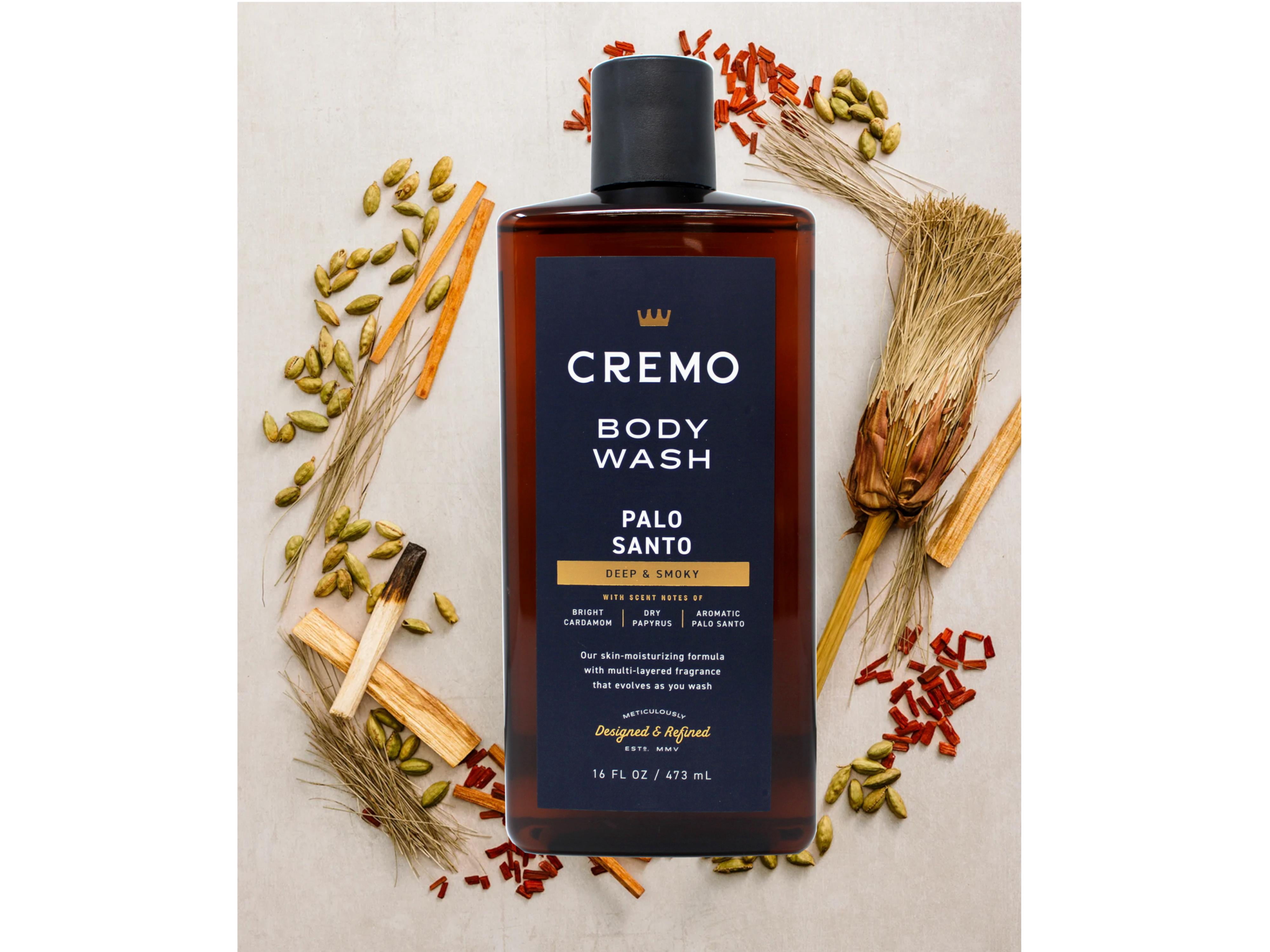 Cremo Reserve Collection, Body Wash, Palo Santo, Bright Cardamom, Dry Papyrus, 16 fl oz (473 ml) - 3 Pack