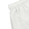 thumbnail image 5 of Chiccall Men's Cotton Linen Pants Casual Cargo Pants with Pockets Lightweight Elastic Waist Drawstring Pants Baggy Beach Trousers, 5 of 7