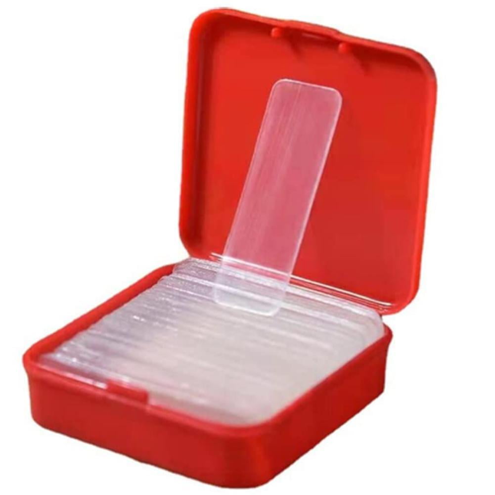 60 Pcs Reusable Waterproof Double Sided Adhesive Tape Transparent Self Adhesive Non Marking Washable