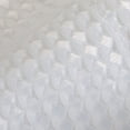 thumbnail image 4 of ELLE Paris Jacquard Solid Weave Shower Curtain in Grey White, 4 of 6