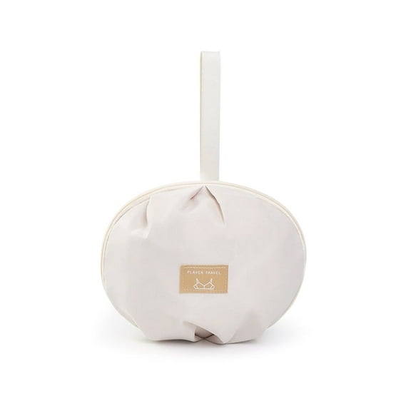 Unbranded Adult Portable Underwear Organizer Bag, Multi-Compartment Storage Bag for Clothes, Bras, and Accessories, White