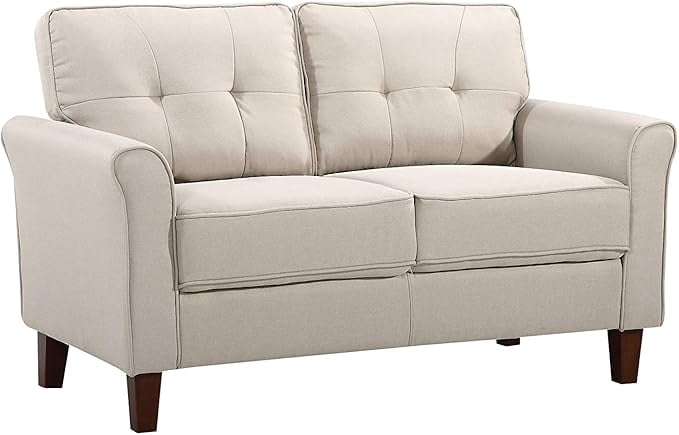 US Pride Linen Upholstery 2 seater loveseat