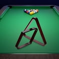 thumbnail image 6 of 2x Vintage Style Billiard Ball Rack Set, ball Triangle Rack, Solid nine ball for Supplies Standard Balls Accessory Pool Table, 6 of 8