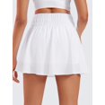 thumbnail image 2 of Falda CRZ YOGA Fluida de Cintura Alta para Tenis Blanca Talle S, 2 of 5