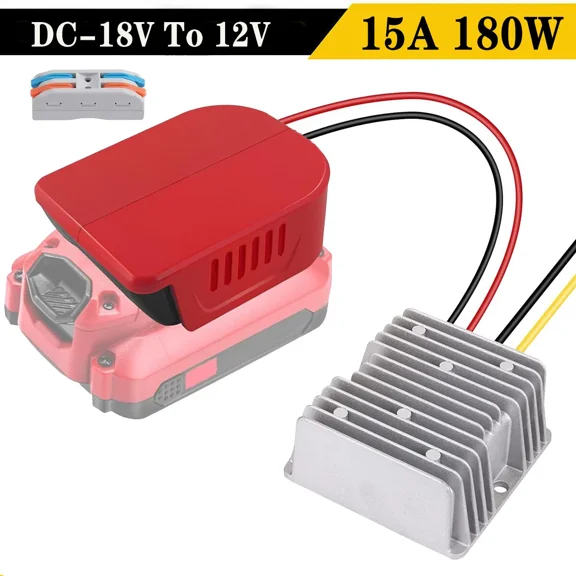 Converter DIY Step Down DC Voltage For Craftsman DC 20V To 12V Battery Adapter