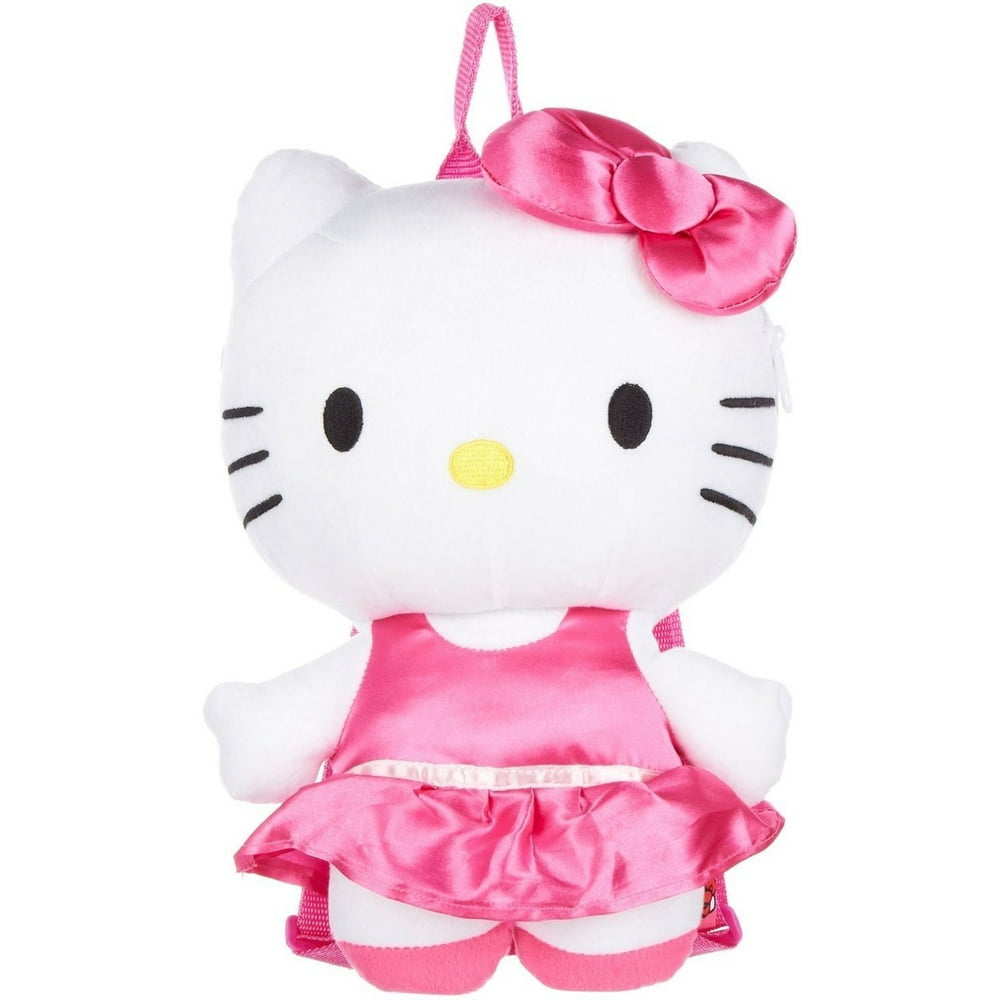 Hello Kitty 12 " Pink "Fab Kitty" Rolling Toddler Backpack Walmart