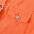 thumbnail image 4 of Admvng Women's Denim Sleeveless Vest Button Down Multi Pocket Cropped Casual Layering Jean Jacket, 4 of 8