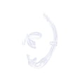 thumbnail image 2 of Soidarity Tubo de esnórquel plegable de silicona para hombres y mujeres, manguera de respiración húmeda enrollable portátil para natación y buceo, Deportes acuáticos Claro Soidarity OD026674-08, 2 of 6