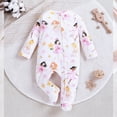 thumbnail image 3 of KPOPLK Sleep n Play Footed Pajamas for Baby Boys Newborn Sung Fit One Piece Pjs 0 3 6 9 12 Months Fall Winter Infant Bodysuit Footed Clothes Size 3-6 Months, 3 of 5