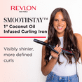 Revlon SmoothStay 1" Coconut Oil-Infused Curling Iron, Black