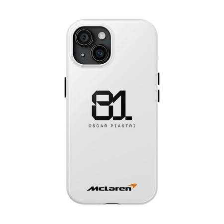Pink Polar Apple iPhone 15 2025 Papaya Formula Racing Oscar Piastri 81 Phone Case