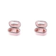 thumbnail image 4 of Sonducket Pendientes de joyería para mujer, caja de almacenamiento de exhibición de cuero PU con espejo, bolsa de maquillaje, caja de lápices Rosa 2Conjunto, 4 of 6