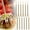 Gold, variant on Fruit Skewers Basdi 12-Pack Caramel Stick & Skewer Set - Mesh Wrapped Bamboo Sticks for Candy, Fruit & Wedding Decor, Food-Grade for Desserts & Party Displays, Candy Sticks, Hot Pink