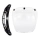 thumbnail image 3 of Visera de burbuja Yotijar para cascos de motocicleta abiertos Parabrisas universal solar claro, 3 of 6