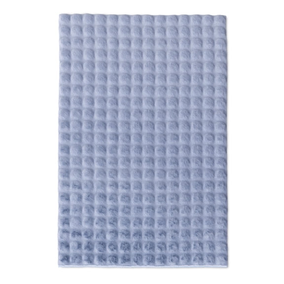 Mainstays Kids Light Purple Bubble Fur Area Rug, 4' x 6'