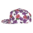 thumbnail image 3 of Fotbe Peonies Flat Bill Visor Cap Classic Snapback Hat Polyester Foam Trucker Hat Trucker Cap Adjustable Baseball Cap, 3 of 9