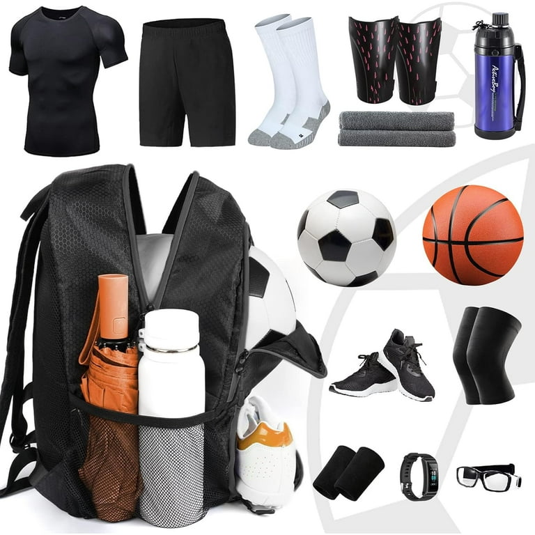 Soccer Backpack,Soccer Bag with Ball Holder, Water resistant