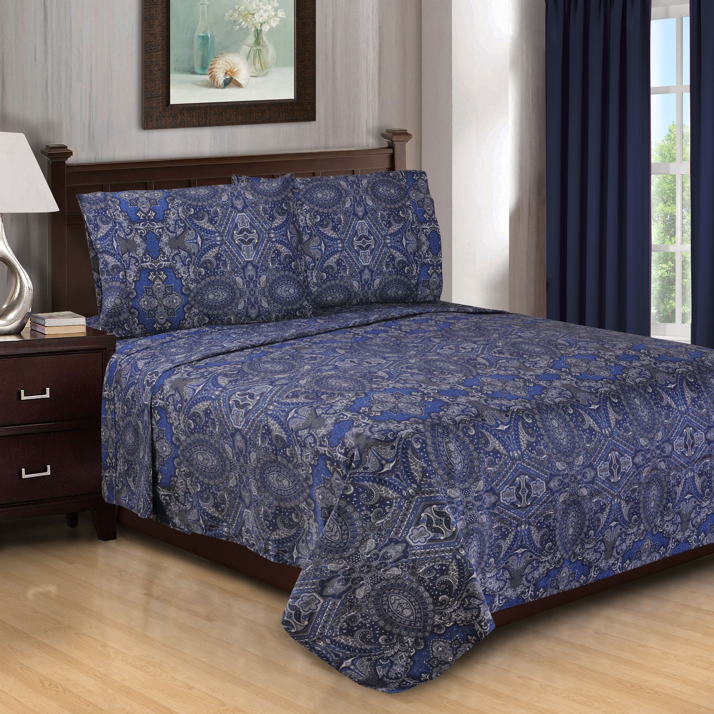 ALDERWOOD Sheet Set, LongStaple Cotton, 300ThreadCount