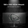 thumbnail image 5 of Deco Gear 34" Curved UltraWide WQHD Monitor 3440×1440, 100Hz, 1ms, 99% sRGB, HDR, Low Blue Light, PIP/PBP, 2× HDMI, 2× DisplayPort, Tilt-Adjustable Stand - Business Productivity Display, 5 of 8