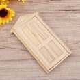 thumbnail image 2 of Minkissy 1: 12 Mini Wooden Doors for DIY Projects Educational Builders Inward Opening Design, 2 of 6