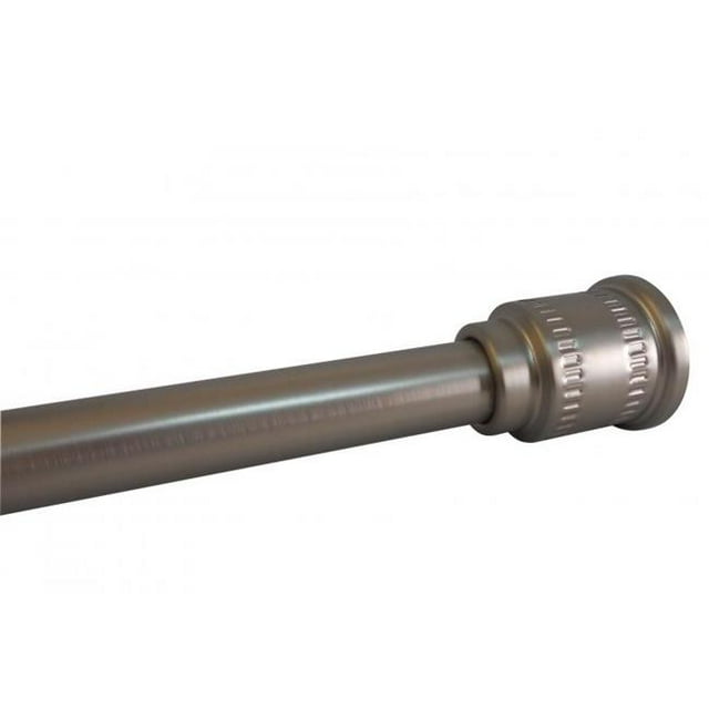 Elegant Home Fashions RO30074 Bottle Cap Decorative Shower Rod - Chrome Finish