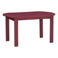 thumbnail image 1 of Riverbay Furniture Table Basse d'Extérieur Transitionnelle en Bois, Rouge, 1 of 11