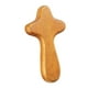thumbnail image 5 of Cruz de madera para sostener la mano de la mano Cross decorativa Decorativa Tamaño de la palma Cross Cross Holding Cross Small For Table Christmas Marrón claro, 5 of 8