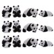 thumbnail image 1 of 12pcs Miniatura Panda adornos Decorativos Animales Modelos Creativos Panda Muñecas HOMEMAXS 13615896-MX, 1 of 6