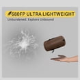 thumbnail image 3 of Ultralight Down Sleeping Bag with Pillow, 15F 32F 45F Sleeping Bag for Women,Men,Youth Backpacking,Hiking and Camping Outdoor with YKK Two-Way Zipper 680 FP Down, 3 of 4