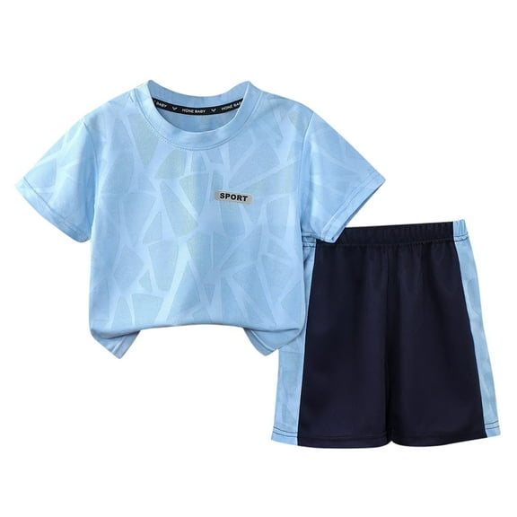 Jamsmile Toddler Boys Outfit Sets Children Soft Short Sleeve T Shirts Tops   Shorts Casual Two Piece Summer Kids Boys Outfits Sets
