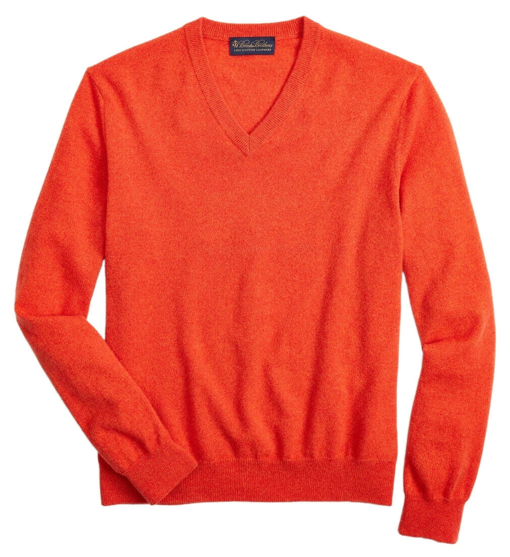 Brooks Brothers - New Brooks Brothers Mens V-Neck Cashmere Pullover ...