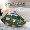 thumbnail image 4 of Yayeee Pillowcase Standard Size Set of 2 Satin Wrinkle Resistant Pillow Case, Christmas Tree, 4 of 8