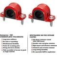thumbnail image 2 of 4 PC Code Red Extreme Front Sway Bar Bracket Kit + Front Bushing Kit FITS Jeep Wrangler 1997-2006, Designed And Manufactured In The USA, 2 of 7