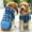 Blue, variant on Dog Clothes, Soft Breathable Sweatshirt for Small & Medium Breed Dogs, Perfect for Cool Morning Walks & Lounging at Home Red L