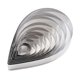 thumbnail image 1 of molde para hornear tamaños de gota de lluvia, de , para torta, pan, galleta, de material acero inoxidable Fanmusic molde para hornear, 1 of 7