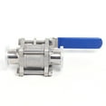 thumbnail image 3 of KF25 Vacuum Ball Valve 304 Stainless Steel Manual Flange Fitting Quick Clamp, 3 of 8