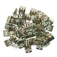 thumbnail image 1 of Unique Bargains 50pcs Bronze Tone Car Truck Console Dash Dashboard Trim Metal Retainer Clips, 1 of 2