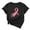 Black, variant on Leesechin Cancer Shirts Women Pink Ribbon Graphic Tee Cure Breast Cancer Awareness Tshirt Inspirational Short Sleeve Tops Black
