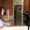 thumbnail image 4 of Cat Toy Rainbow Wand, 3pcs Rainbow Ribbon Wand for Kitten Training, Rainbow Ribbon Cat Charmer Wand Interactive Catcher Wand, 4 of 5