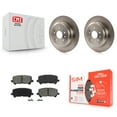 thumbnail image 1 of Transit Auto Rear Disc Brake Rotors and Semi-Metallic Pads Kit for Car 2014-2016 Acura MDX K8S-101964, 1 of 11