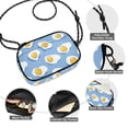 thumbnail image 3 of FORMRS Mini Crossbody Bag for Women Adjustable Shoulder Rope Travel Casual Phone Purse, Playful Fried Eggs, 3 of 7